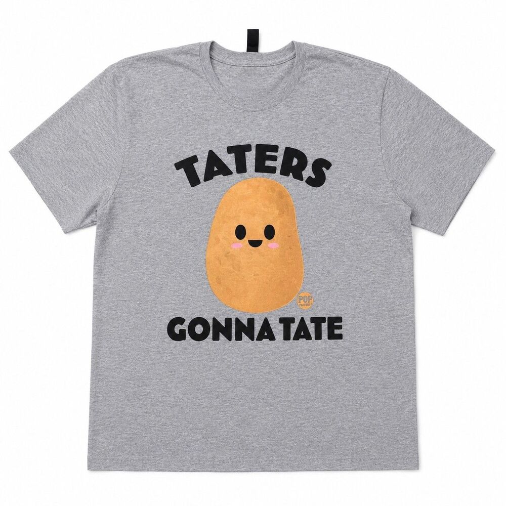 Taters Gonna Tate Cotton T-shirt Plus Size 3XL